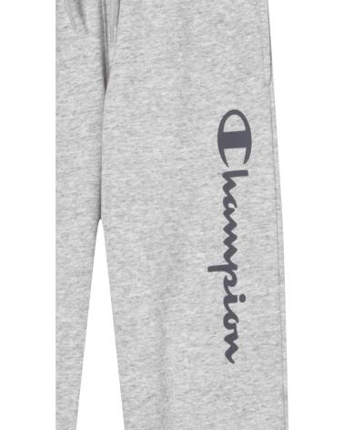 CHAMPION PANTALON JUNIOR BIG SCRIPT LOGO JOGGER GRIS