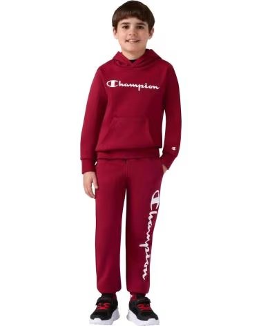 CHAMPION SUDADERA CON CAPUCHA 307352RS525 EN MORADO PARA NINOS UNISEX GRANATE