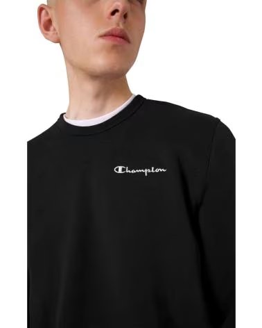 SUDADERA CHAMPION 221792-KK001 SMALL EMBROIDERED LOGO CREWNECK UNISEX NEGRO