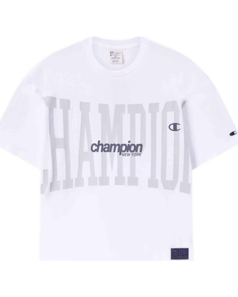 CHAMPION CAMISETA DE MANGA CORTA 221309WW001 EN PARA UNISEX BLANCO