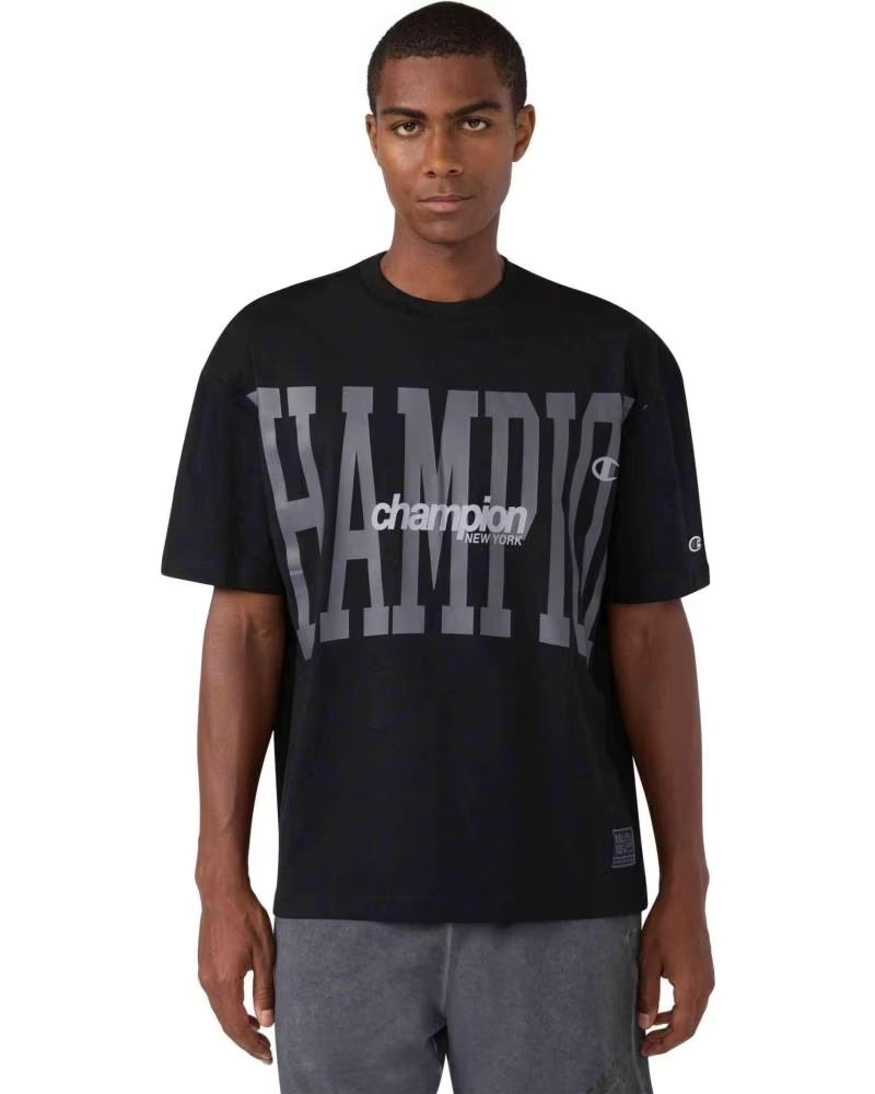 CHAMPION CAMISETA DE MANGA CORTA 221309KK001 EN PARA UNISEX NEGRO
