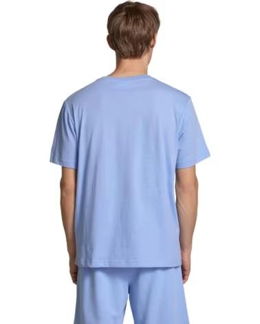 CHAMPION CAMISETA DE MANGA CORTA 220273BS186 EN AZUL PARA HOMBRE MORADO