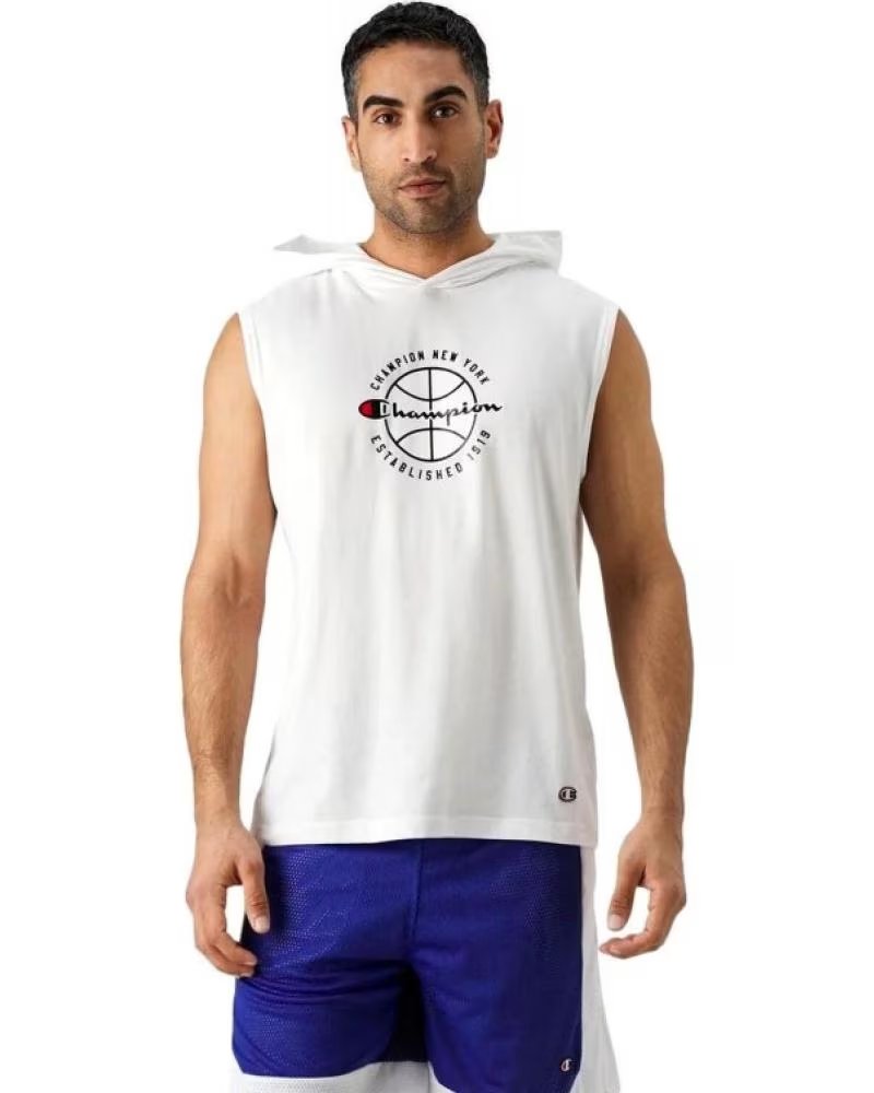 CHAMPION CAMISETA BLANCA TIRANTES SLEEVELESS HOODED TEE BLANCO