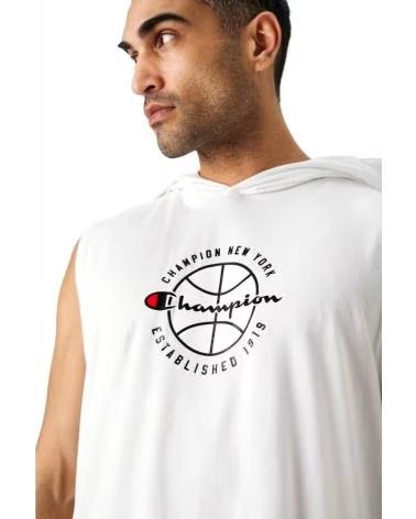 CHAMPION CAMISETA BLANCA TIRANTES SLEEVELESS HOODED TEE BLANCO