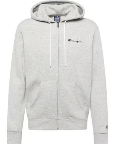Inicio-CHAMPION-CHAQUETA-SMALL-TEXTED-LOGO-ZIPPER-JACKET-GRIS