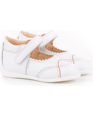 Chaussures pour Fille ANGELITOS MERCEDITA PIEL 614 BLANCO