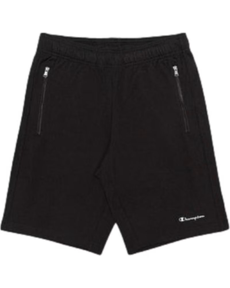 CHAMPION BERMUDA NEGRA LEGACY ZIPPER POCKET SHORT NEGRO