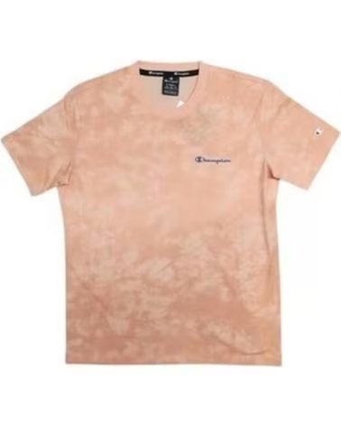 CHAMPION CAMISETA TYE DYE SMALL LOGO ROSA