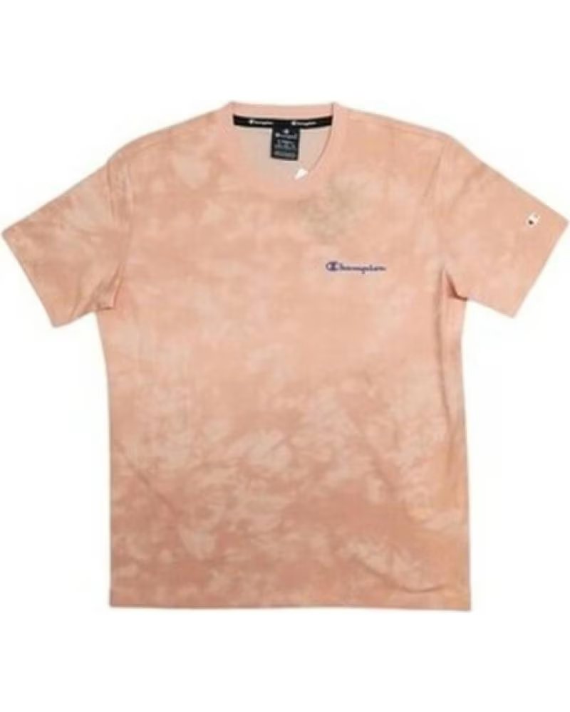 CHAMPION CAMISETA TYE DYE SMALL LOGO ROSA