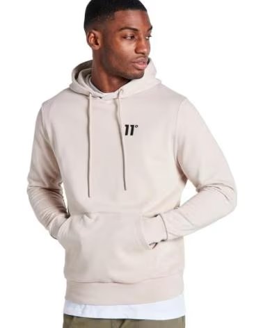 11 DEGREES SUDADERA CON CAPUCHA 11D3187463 EN PARA HOMBRE BEIGE