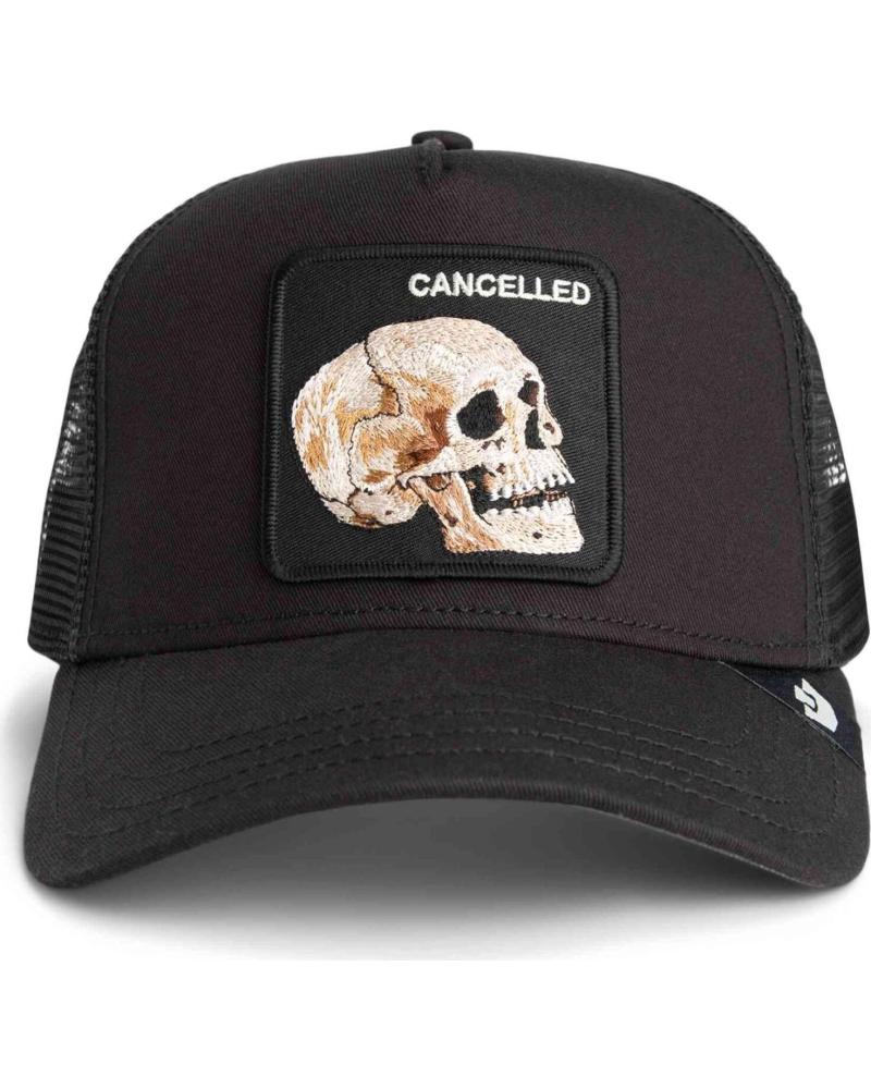 GOORIN BROS GORRA THE CANCELLED SKULL TRUCKER 1178408 NEGRO