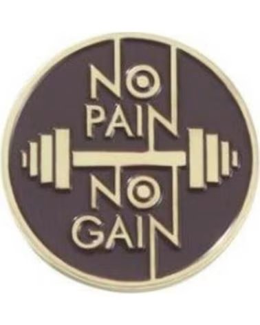 PIN NO PAIN NO GAIN VARIOS COLORES