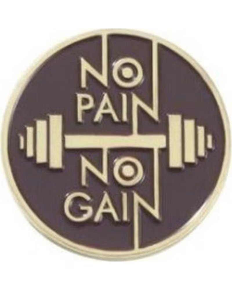 PIN NO PAIN NO GAIN VARIOS COLORES