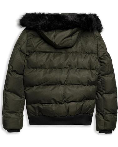 OVER STREET CAZADORA HOODED PADDED JACKET VERDE