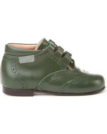 Zapatos de Niño ANGELITOS BOTITA INGLESITA PIEL 627 VERDE