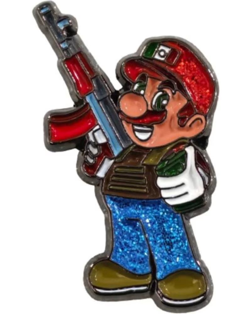 PIN MARIO SHOOTHER VARIOS COLORES