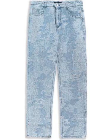 OVER STREET VAQUERO BLEACH DENIM CAMO WIDE LEG PANT VARIOS COLORES