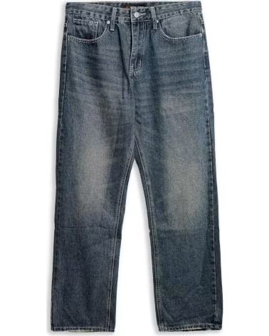 OVER STREET PANTALON VAQUERO STW GASTADO WIDE LEG SIMPLE PANT VARIOS COLORES