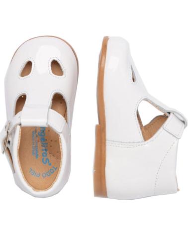 Scarpe per Bambino ANGELITOS PEPITO NAPA PIEL 630 BLANCO