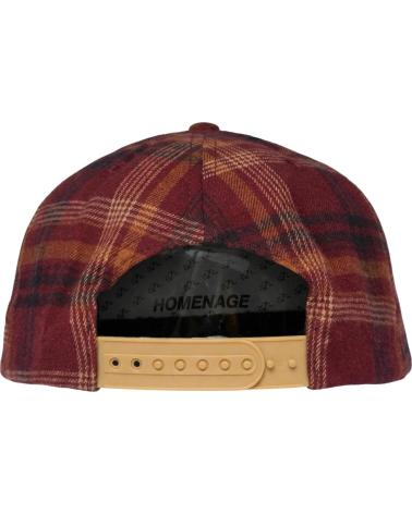 HOMENAGE GORRA SPORTS CLUB GRANATE CUADROS - REF: 1179786 ROJO