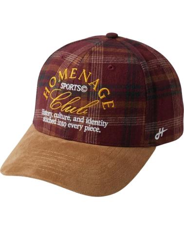 HOMENAGE GORRA SPORTS CLUB GRANATE CUADROS - REF: 1179786 ROJO