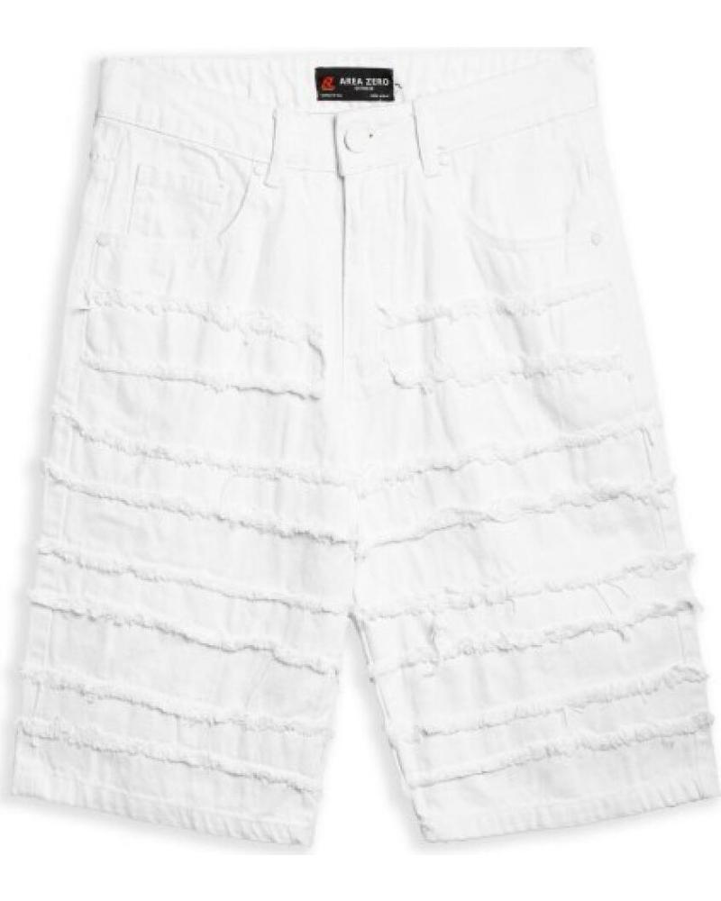 OVER STREET BERMUDA AREA ZERO BLANCA FULL SEAMS SHORT BLANCO