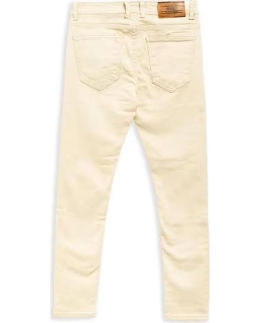OVER STREET PANTALON SLIM FIT BASIC PANT BEIGE
