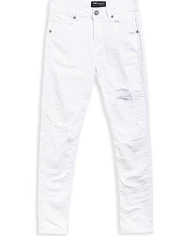 OVER STREET PANTALON SLIM FIT SOFT BROKES PANT BLANCO