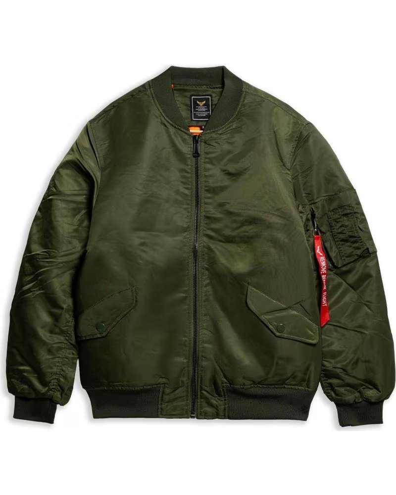 OVER STREET BOMBER CLASSIC JACKET VERDE