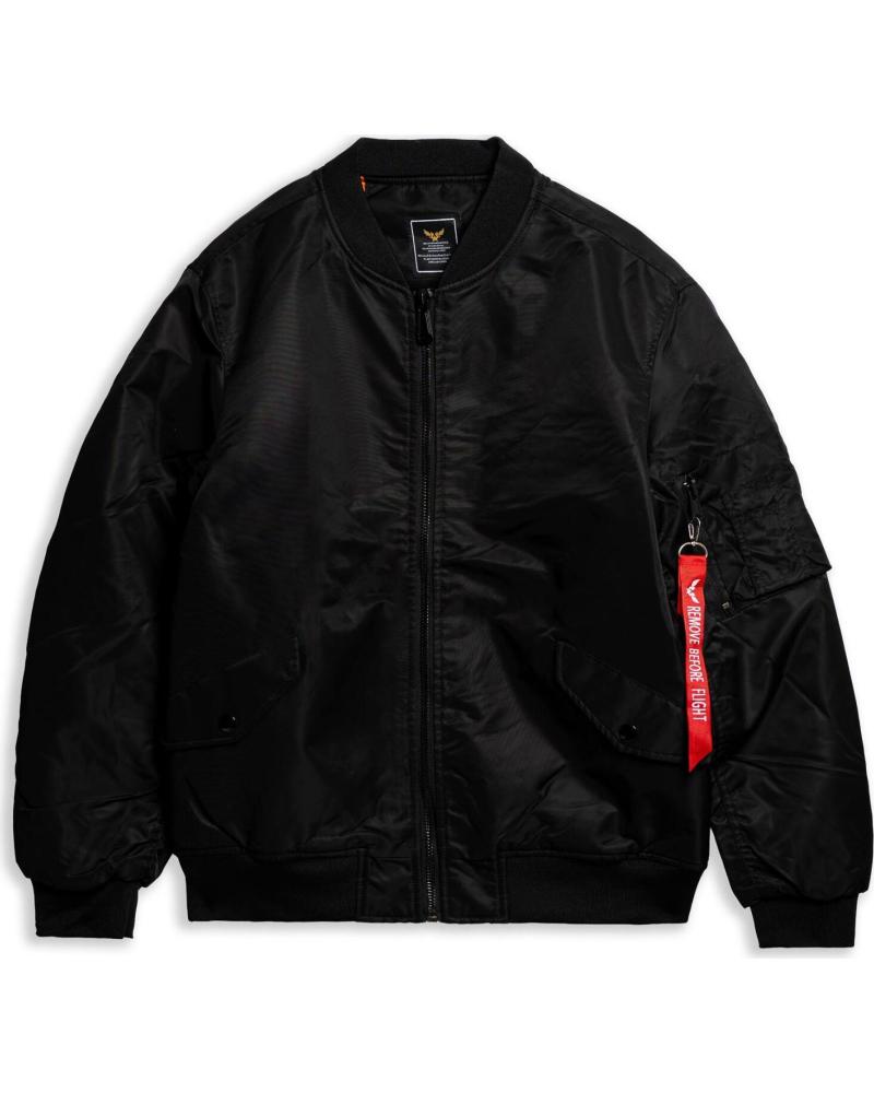 OVER STREET BOMBER NEGRA CLASSIC JACKET NEGRO