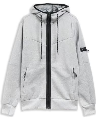 OVER STREET CHAQUETA POLY ARM POCKET TRACKJACKET GRIS