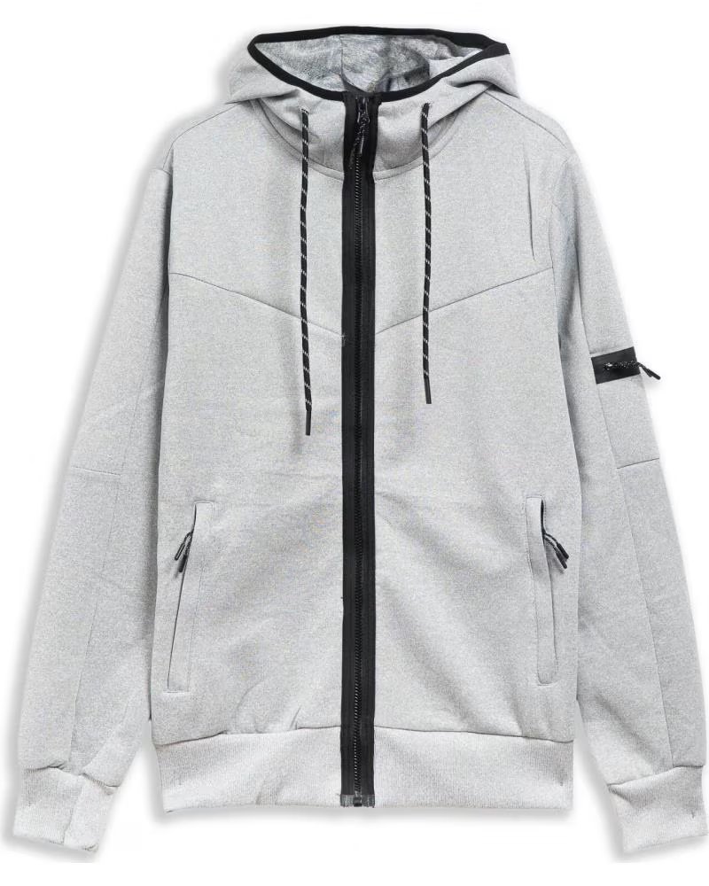 OVER STREET CHAQUETA POLY ARM POCKET TRACKJACKET GRIS