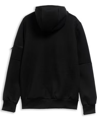 OVER STREET CHAQUETA NEGRA POLY ARM POCKET TRACKJACKET NEGRO