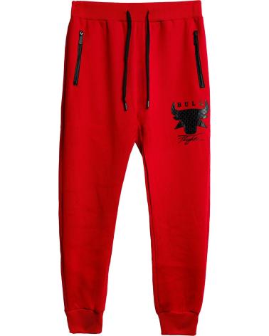 OVER STREET PANTALON BULL FLIGHT TRACKJACKET ROJO