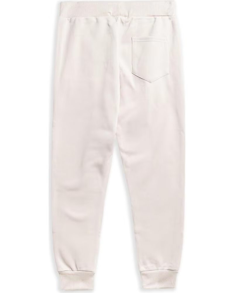 OVER STREET PANTALON ZIPPED POCKET BASIC JOGGER BEIGE