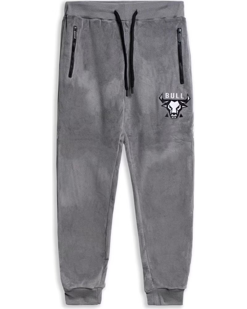 OVER STREET PANTALON CHICAGO VELVET PANT GRIS