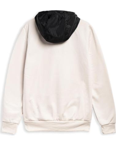 OVER STREET SUDADERA FRONT POCKET HOODIE BEIGE