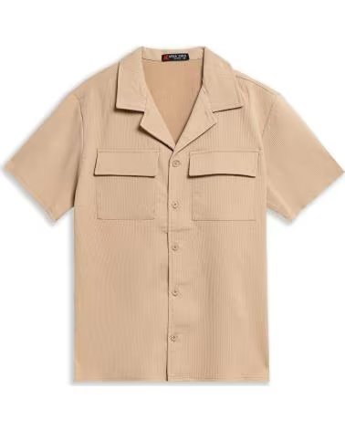AREA ZERO PANTALON CORTO AH7320A16 EN BEIGE PARA HOMBRE TOSTADO