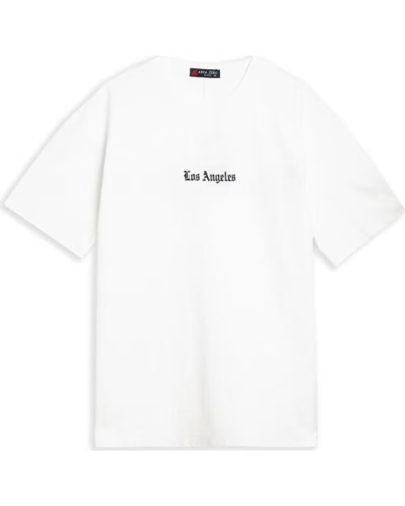 AREA ZERO CAMISETA DE MANGA CORTA AH711501 EN PARA HOMBRE BLANCO