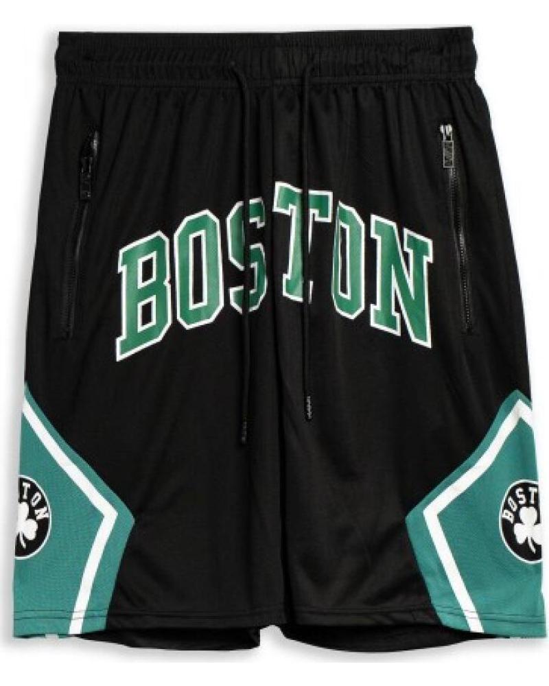 OVER STREET BERMUDA AREA ZERO NEGRA BOSTON CLOVERS LOW BAND SHORT NEGRO