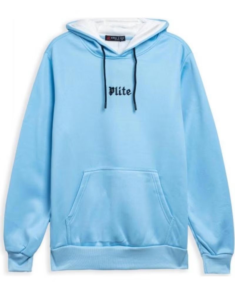 AREA ZERO SUDADERA CON CAPUCHA AH636106 EN AZUL PARA HOMBRE CELESTE