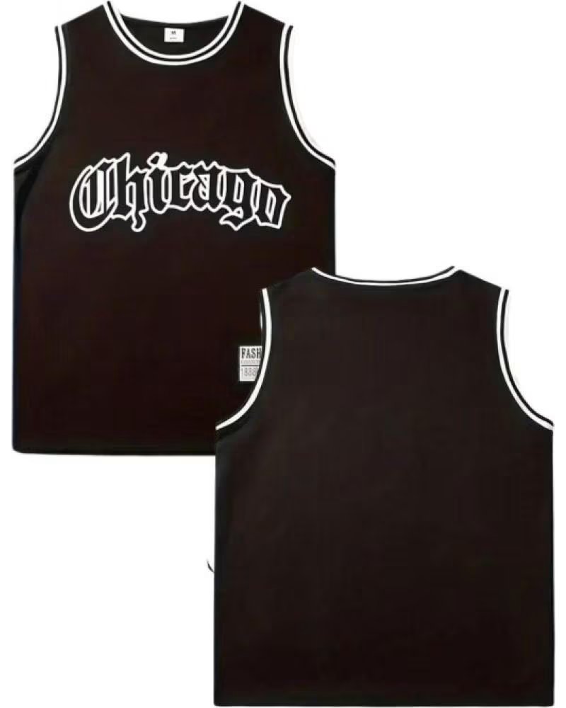 AREA ZERO CAMISETA DE TIRANTES CHICAGO EN PARA HOMBRE NEGRO