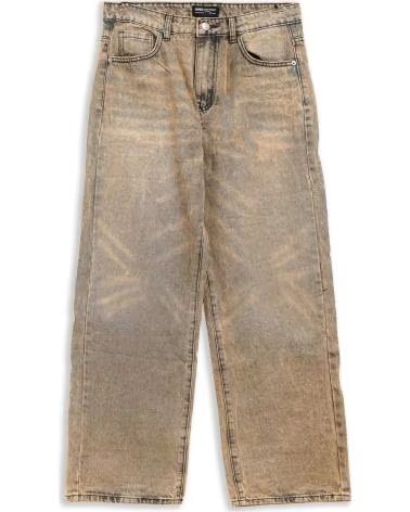 OVER STREET PANTALON MARRON GASTADO RUSTED WIDE LEG PANT VARIOS COLORES