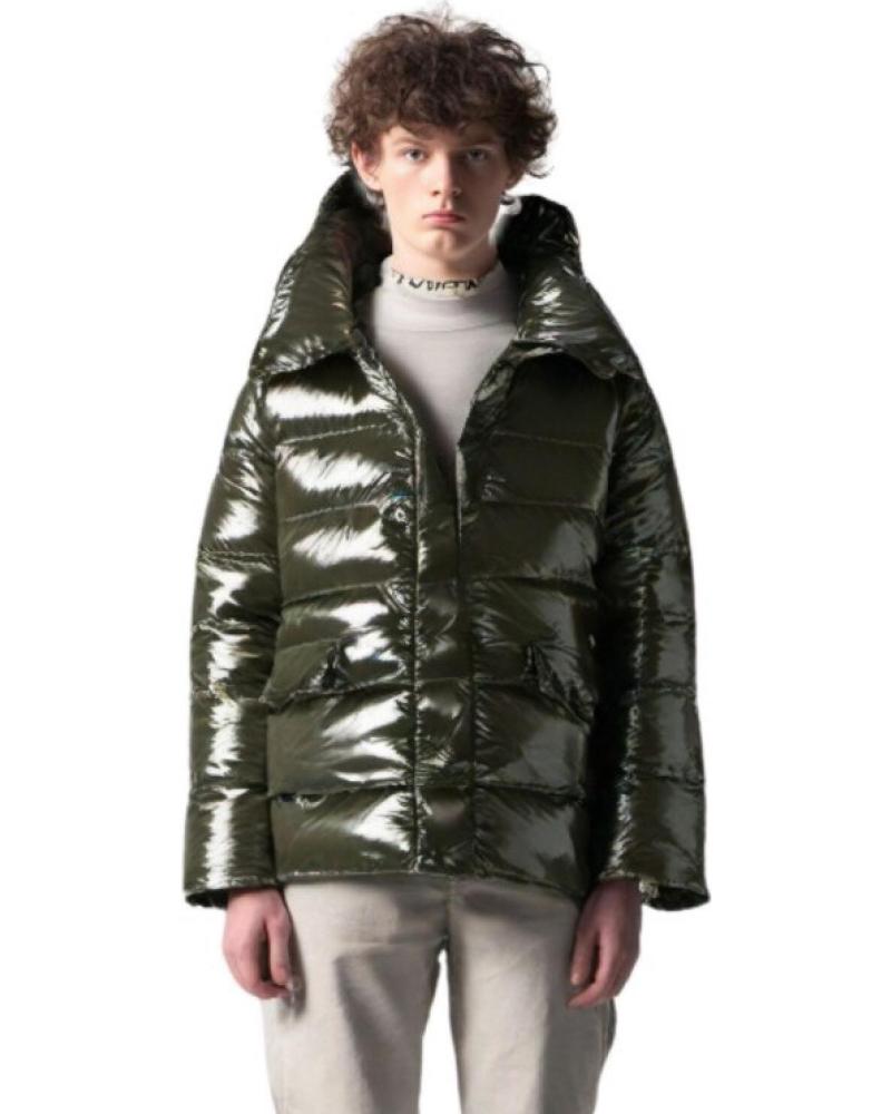 OVER STREET CAZADORA AREA ZERO SHINNY PADDED JACKET VERDE