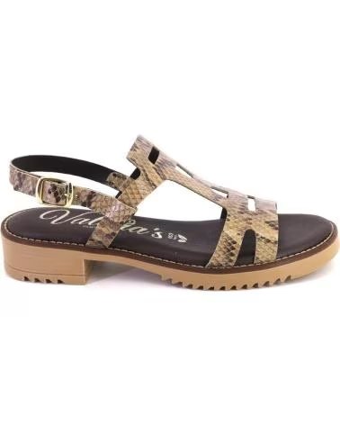 VALERIAS 2635 DAMEN SANDALEN SCHLANGENLEDEROPTIK REF 1180469 SERPIENTE