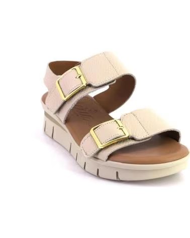 VALERIAS 2602 SANDALEN AUS BEIGEM LEDER - REF 1180473 BEIGE