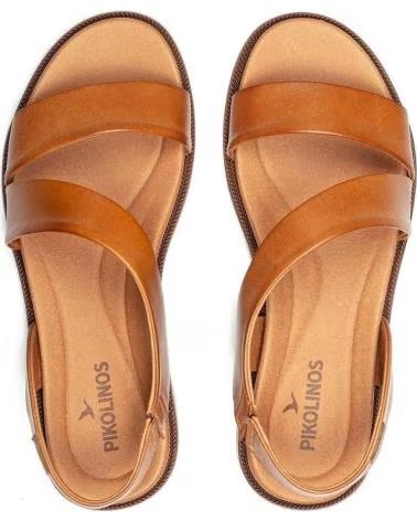 PIKOLINOS W3E-0652 DAMEN-SANDALEN AUS LEDER IN LEDERFARBE CUERO
