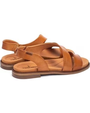 PIKOLINOS W3E-0652 DAMEN-SANDALEN AUS LEDER IN LEDERFARBE CUERO