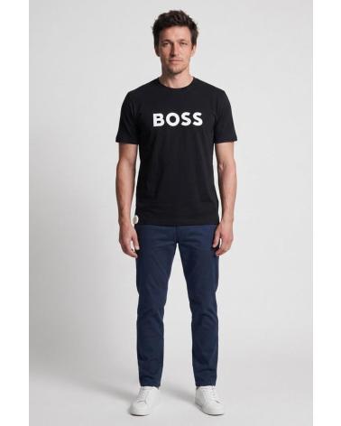 BOSS CAMISETA 1185566 REGULAR FIT CON LOGO NEGRO