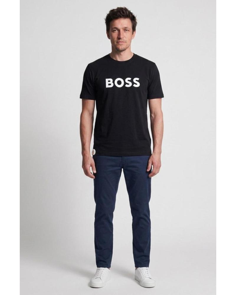 BOSS CAMISETA 1185566 REGULAR FIT CON LOGO NEGRO